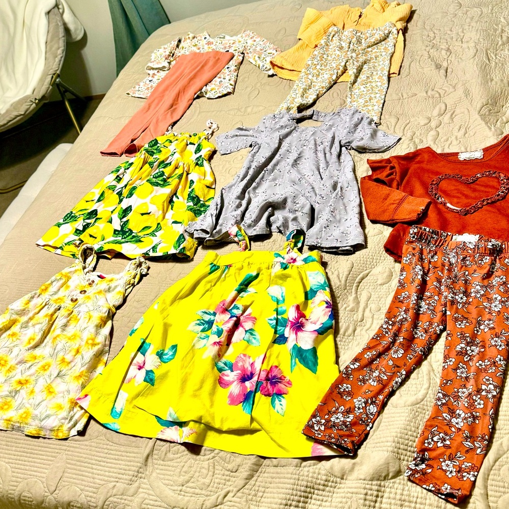 3T girl summer dresses and fall outfits